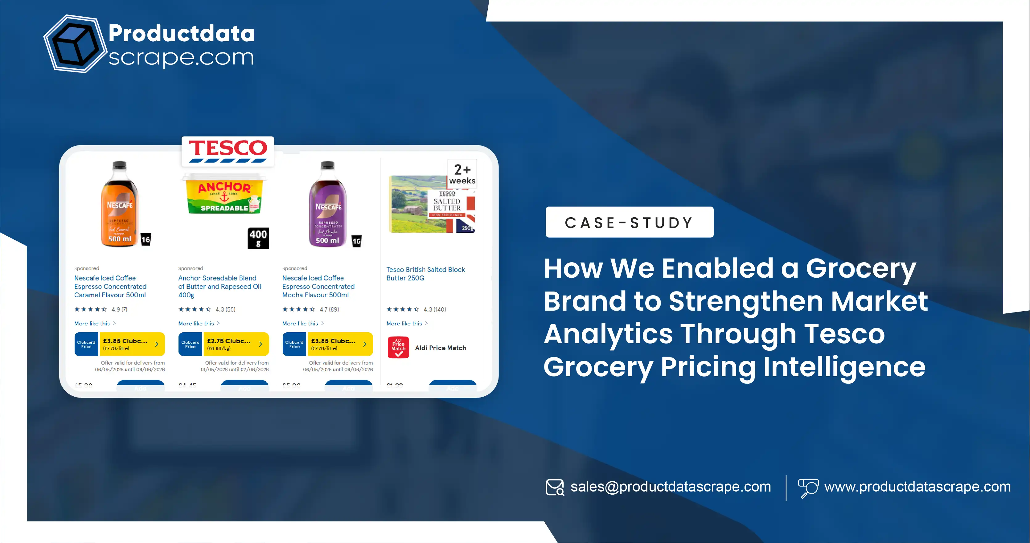 How We Enabled a Grocery Brand to Optimize Pricing Strategies Through Tesco Grocery Data Scraping